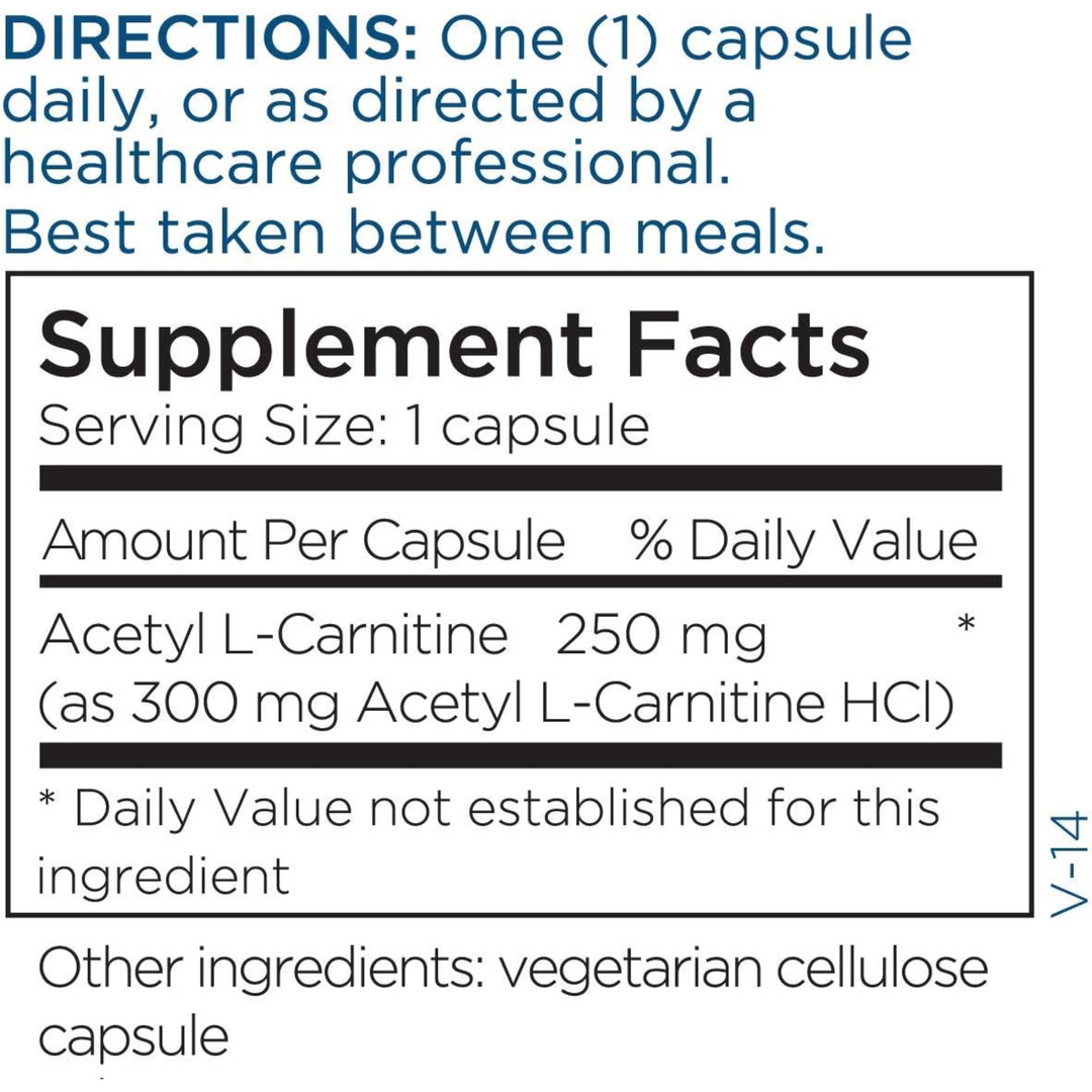 Metabolic Maintenance - Acetyl L-Carnitine, 60 caps