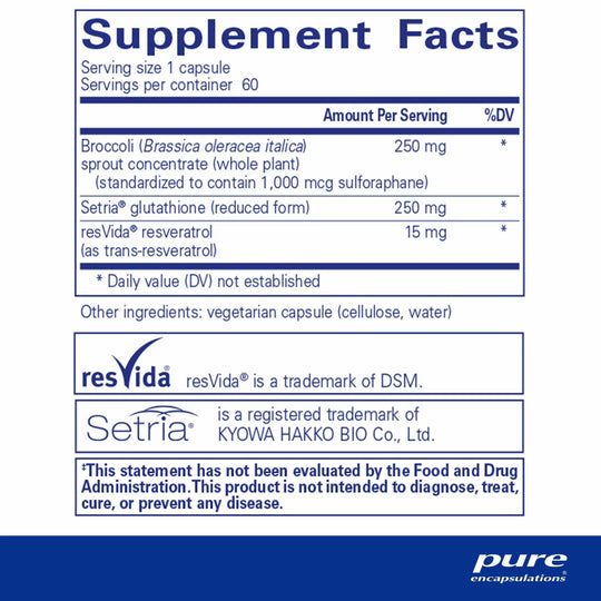 Pure Encapsulations - Nrf2 Detox, 60 caps