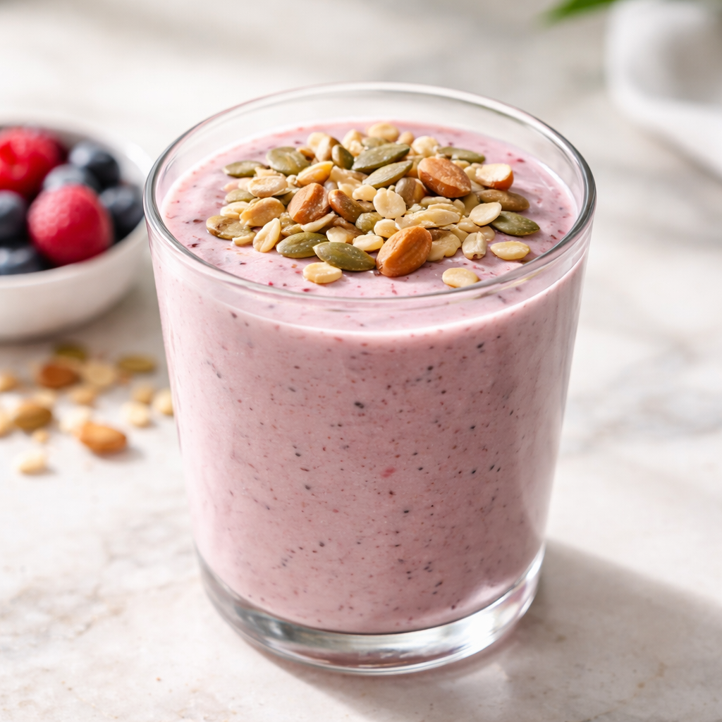 Delicious Protein and Fibre-Rich Antioxidant Shake