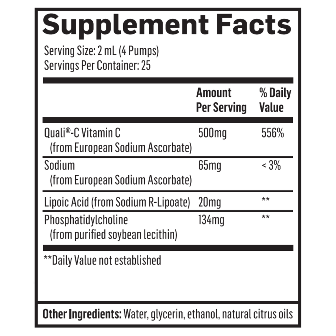 QuickSilver Scientific - Vitamin C + R-Lipoic Acid
