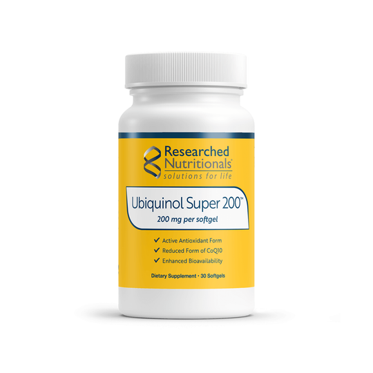 Researched Nutritionals - Ubiquinol Super 200, 30 Softgels