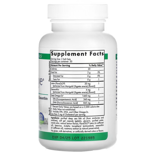 Nordic Naturals ProDHA Eye - Fish Oil DHA Supplement