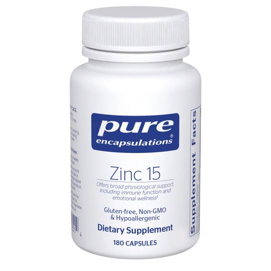 Pure Encapsulations - Zinc 15 (Zinc picolinate), 180 capsules