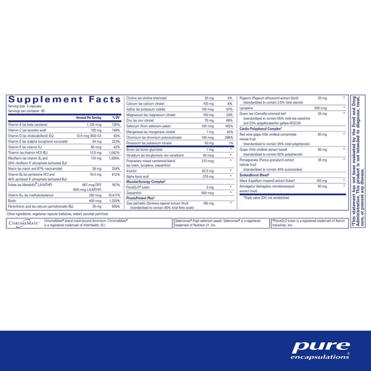 Pure Encapsulations - Men's Nutrients, 180 caps