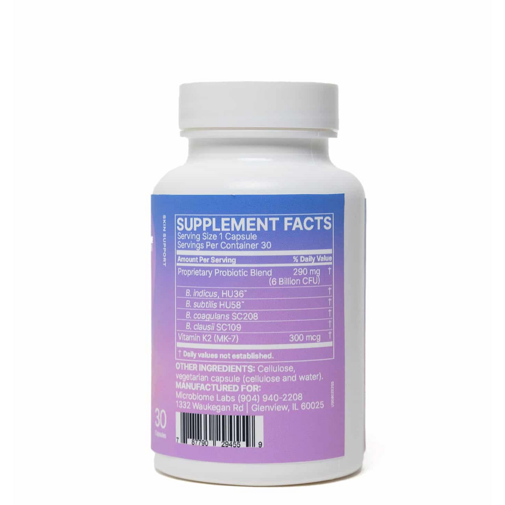 Serene Skin, 30 caps  - Oral Probiotic Skincare Supplement