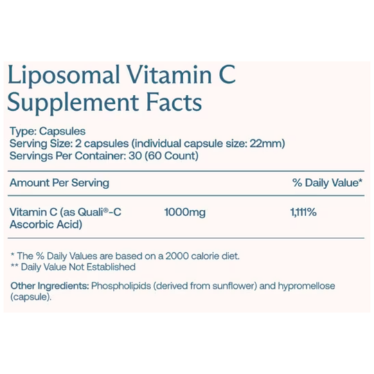 BodyBio - Liposomal Vitamin C, 60 caps