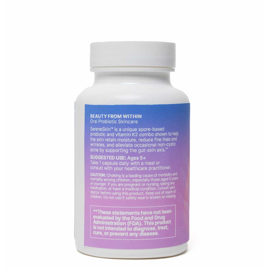 Serene Skin, 30 caps  - Oral Probiotic Skincare Supplement