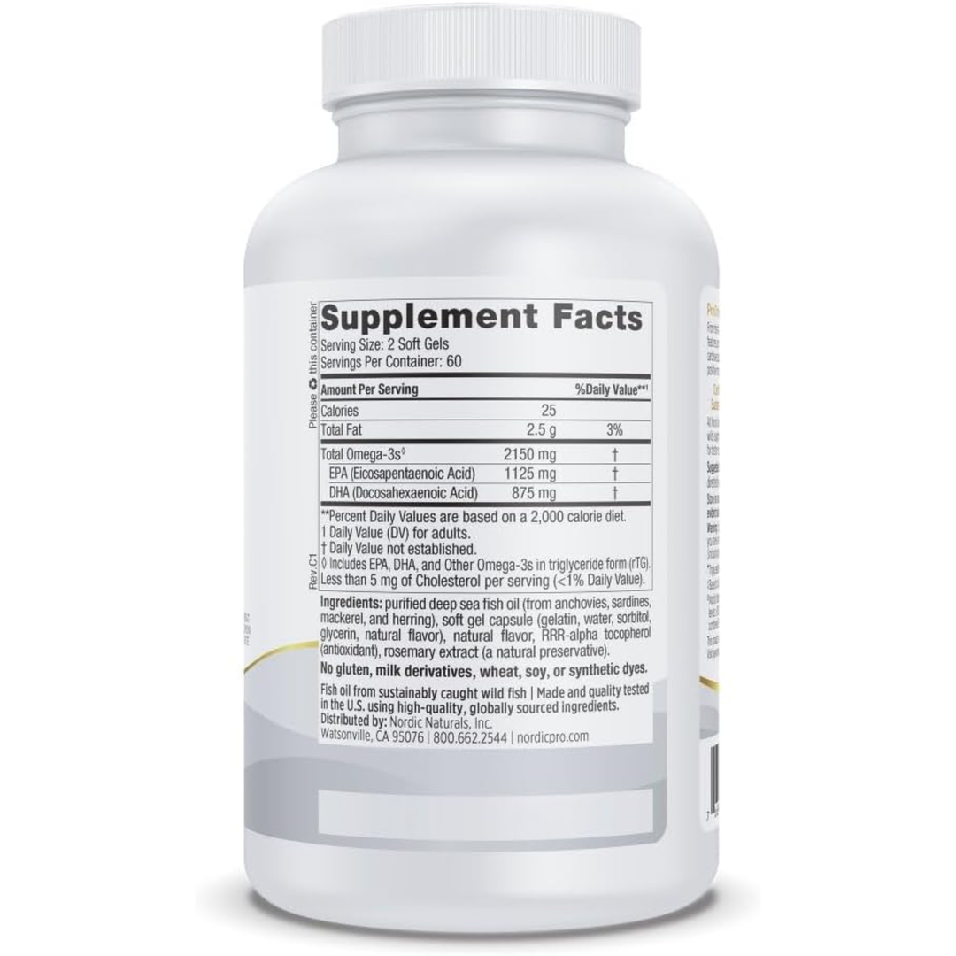Nordic Naturals Pro-Omega 2000 - Fish Oil Supplement