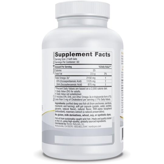Nordic Naturals Pro-Omega 2000 - Fish Oil Supplement