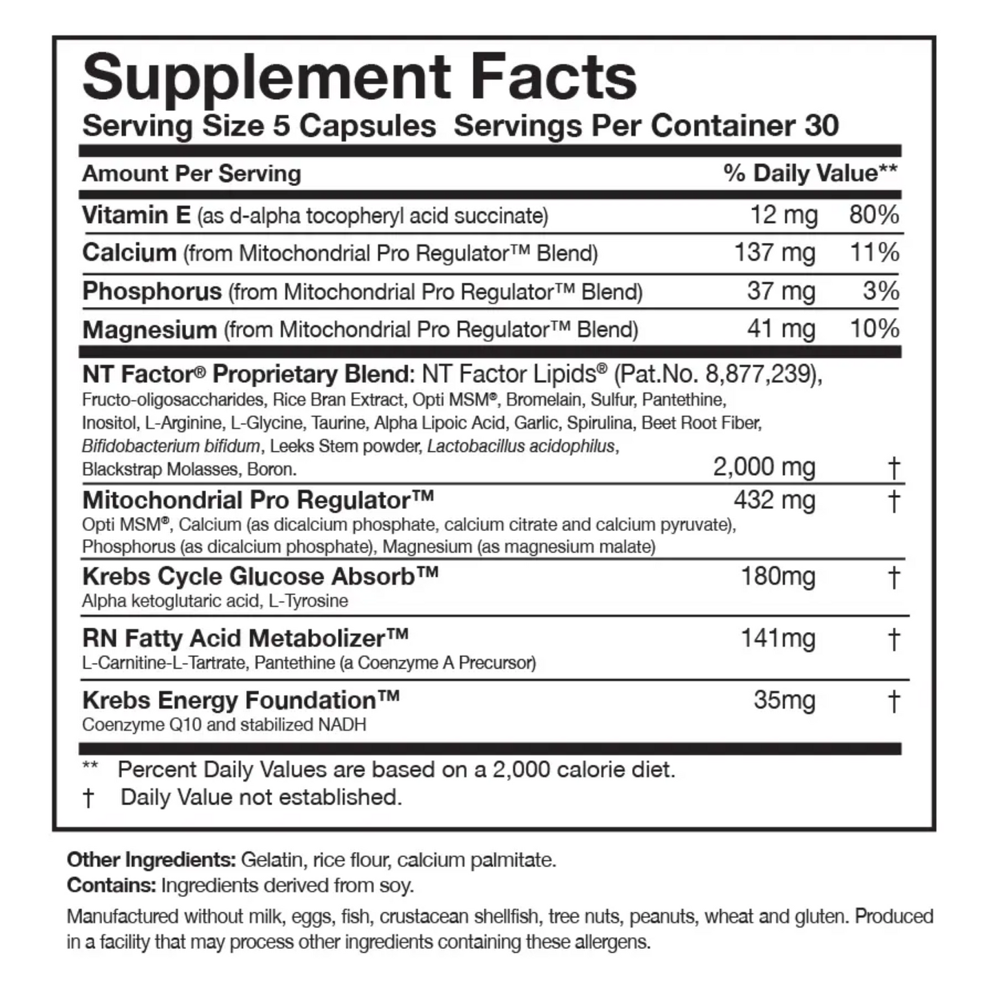 Researched Nutritionals - ATP Fuel, 150 caps