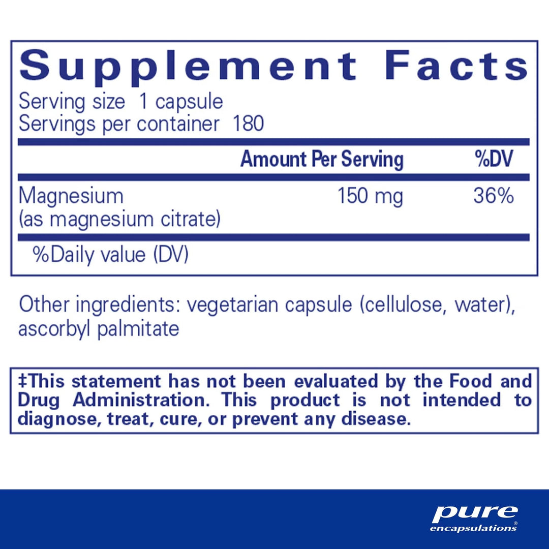 Pure Encapsulations - Magnesium Citrate