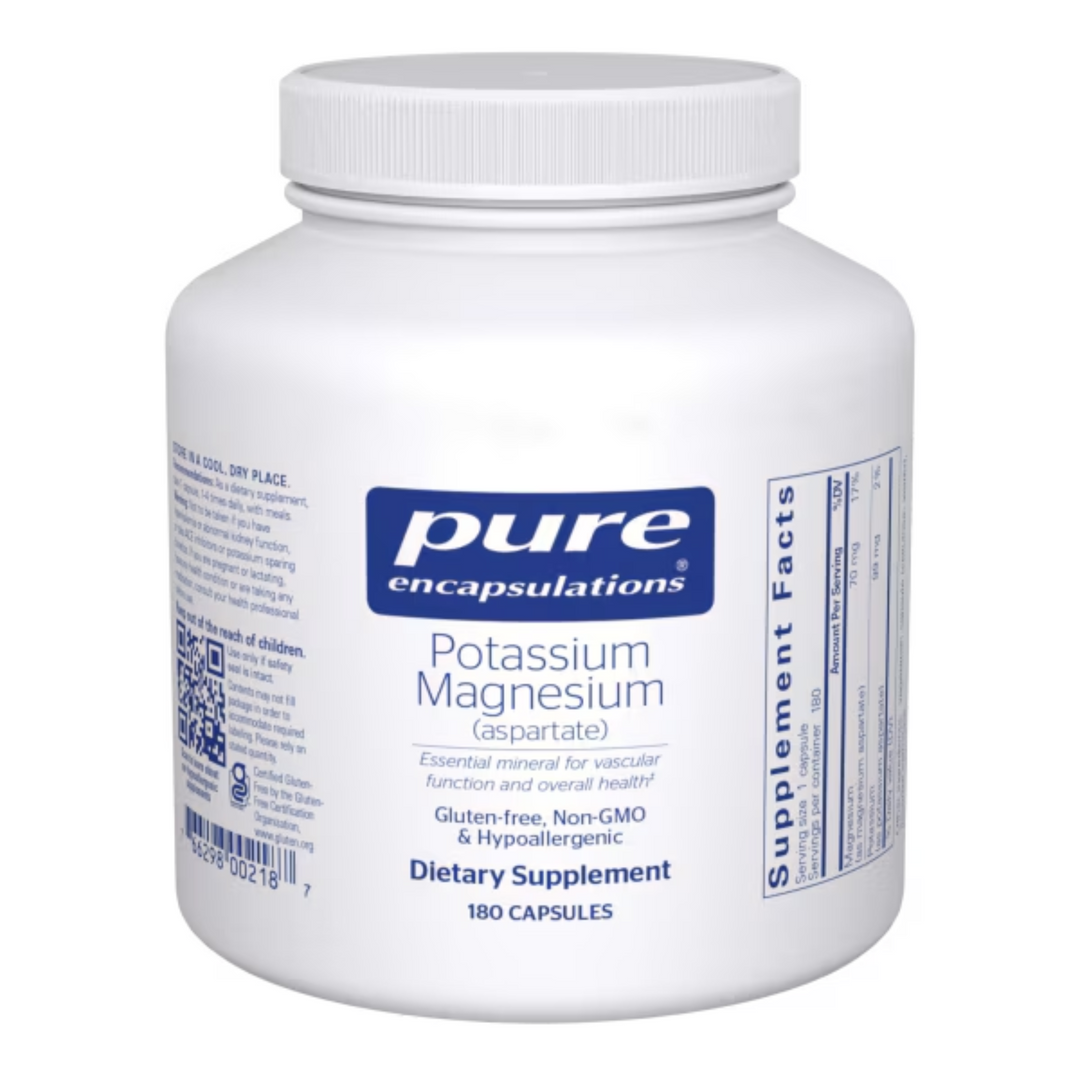 Pure Encapsulations - Potassium Magnesium (aspartate), 180 caps