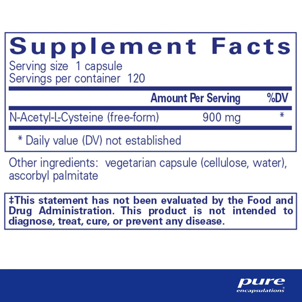 Pure Encapsulations - NAC ( N-Acetyl-l-Cysteine)