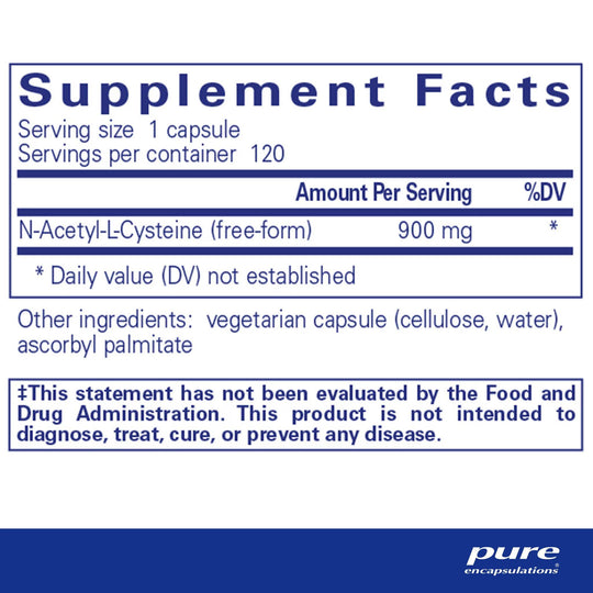 Pure Encapsulations - NAC ( N-Acetyl-l-Cysteine)