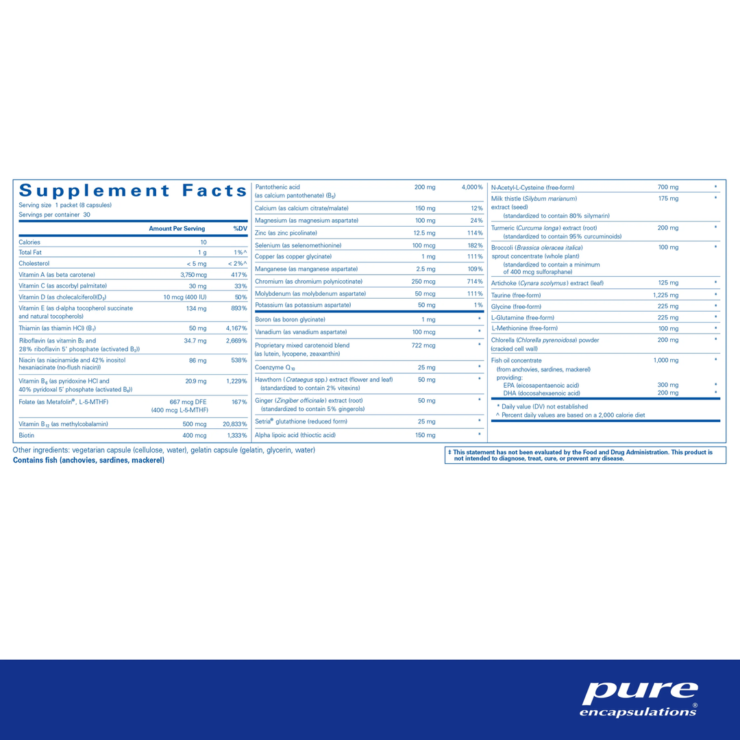 Pure Encapsulations - Detox Pure Pack, 30 pack