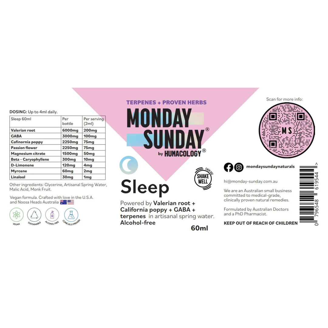 Monday Sunday - Sleep Formula